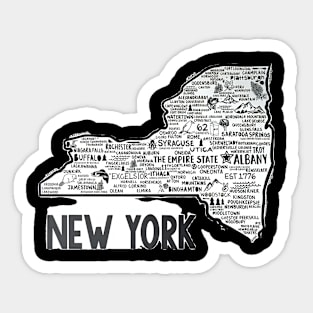 New York State Flag Sticker